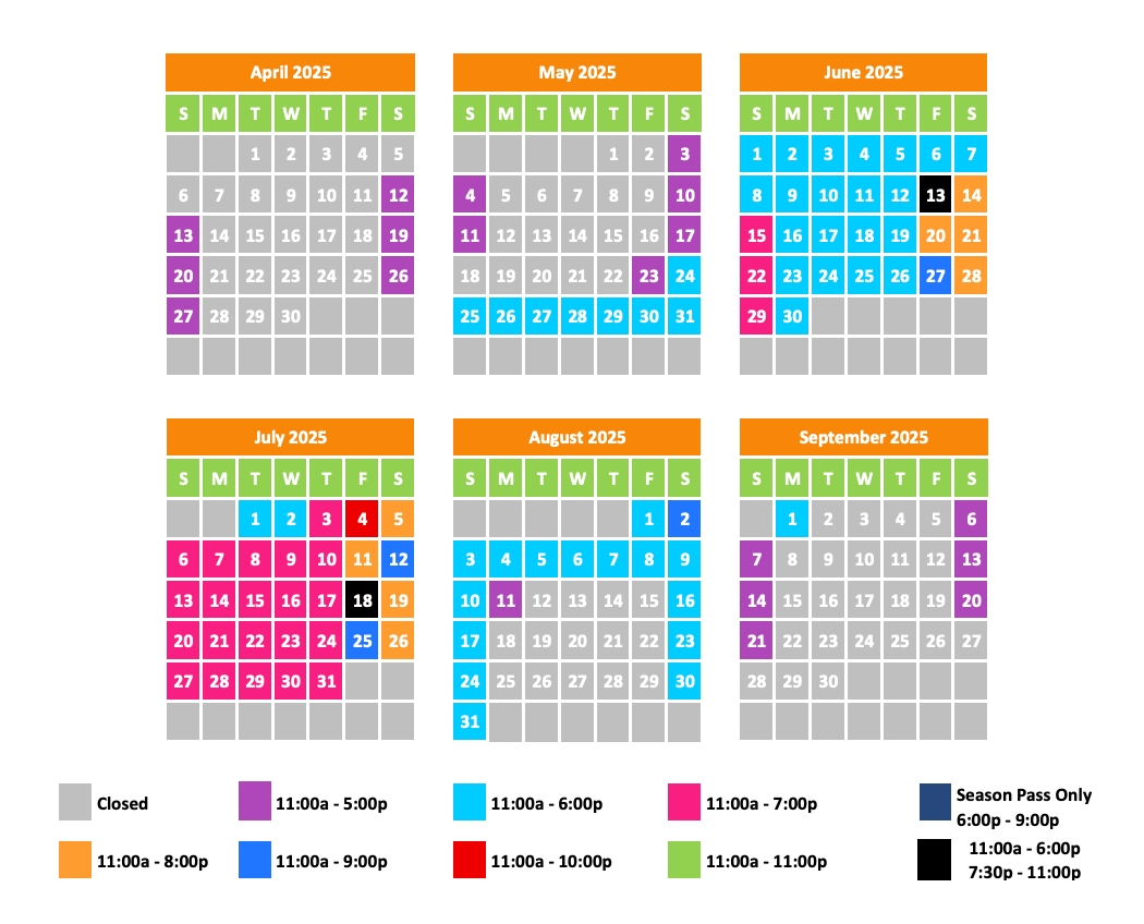 Operating Calendar