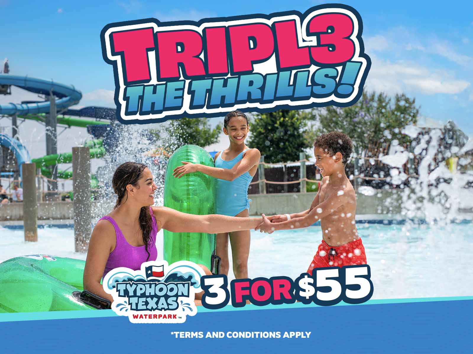 Tripl3 The Thrills! 3 for $55