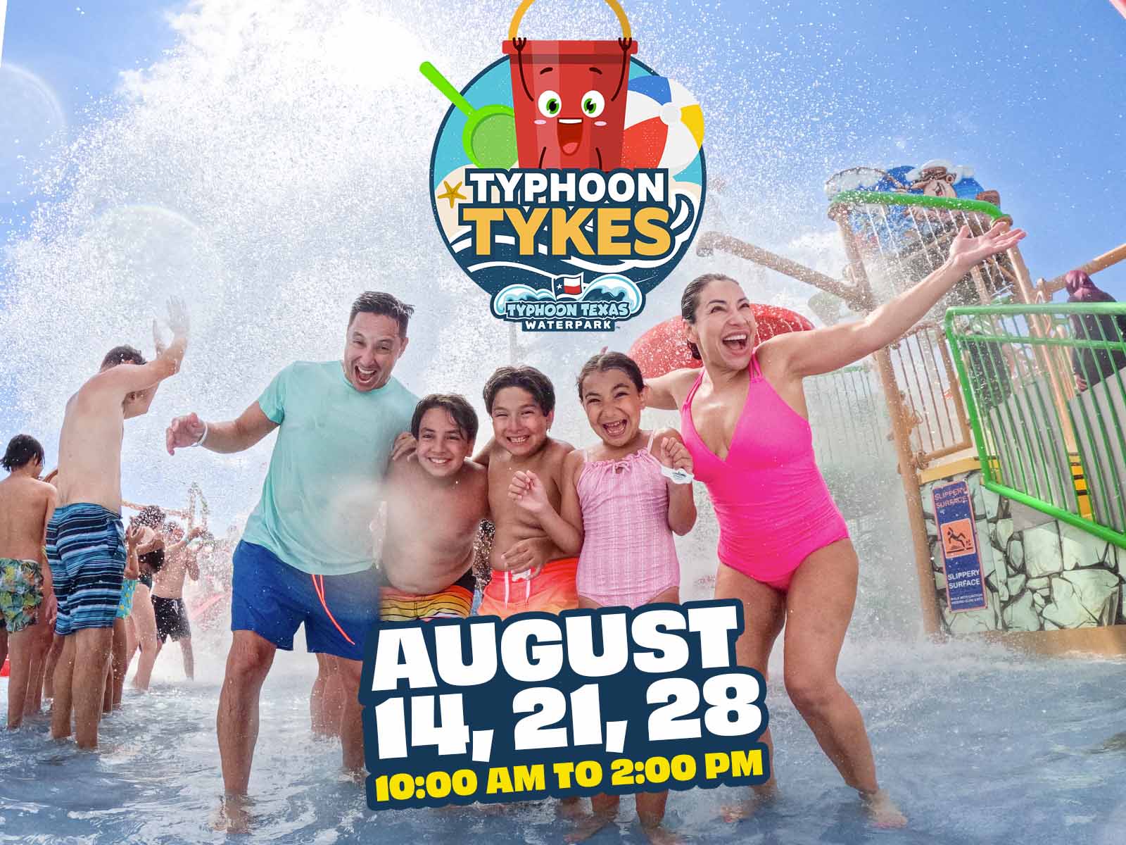 Typhoon Tykes - August 14, 21, 28 - 10:00AM - 2:00 PM