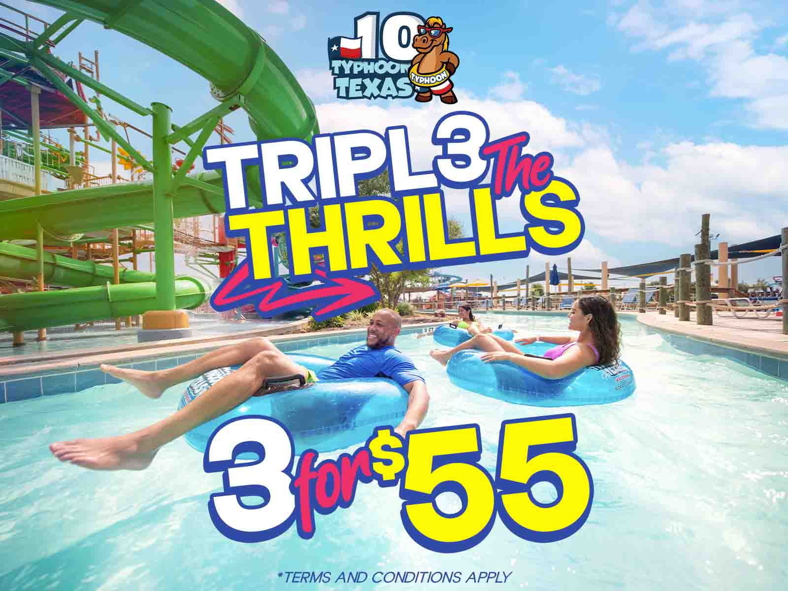 Tripl3 The Thrills! 3 for $55
