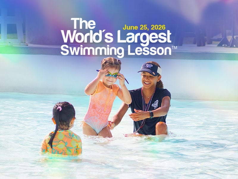 The world's largest swim lesson