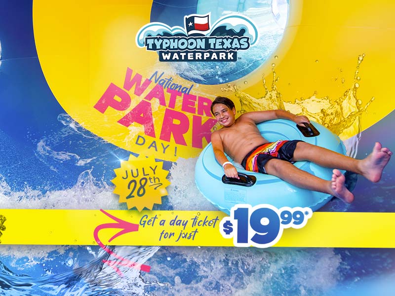 National Water Park Day - July 28th