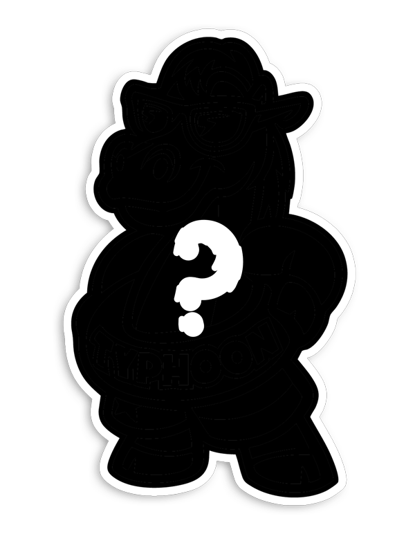 Mystery silhouette of Typhoon with a question mark